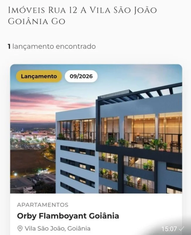Vendo Ágio de Apartamento de 2 quartos, 1 suíte, nascente, no 12° andar , com ár...