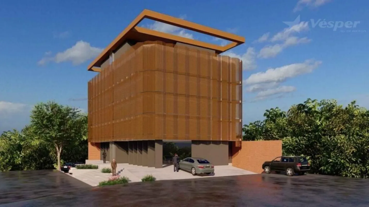 Prédio com 1.642,61 m² de área construída, distribuídos em 6 pavimentos, sendo s...