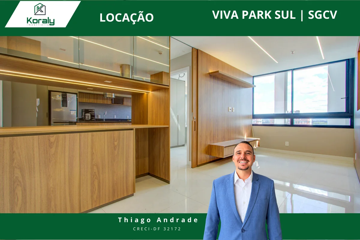 Apartamento 2 quartos para locação no Viva Park Sul Composto por: - 2 quartos; -...