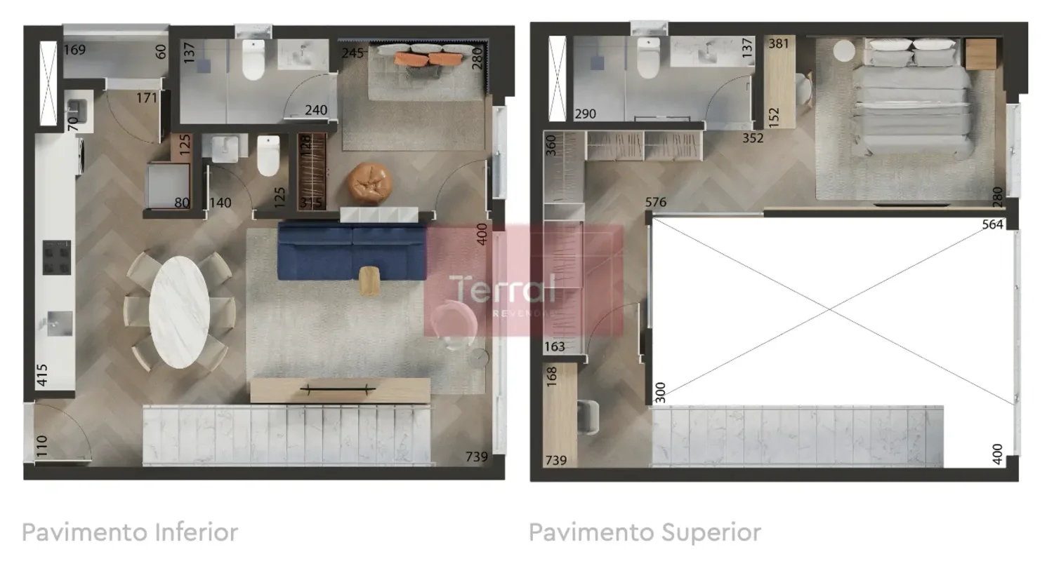 Apartamento no Setor Marista. Duplex, duas suítes, duas vagas de garagem, escani...