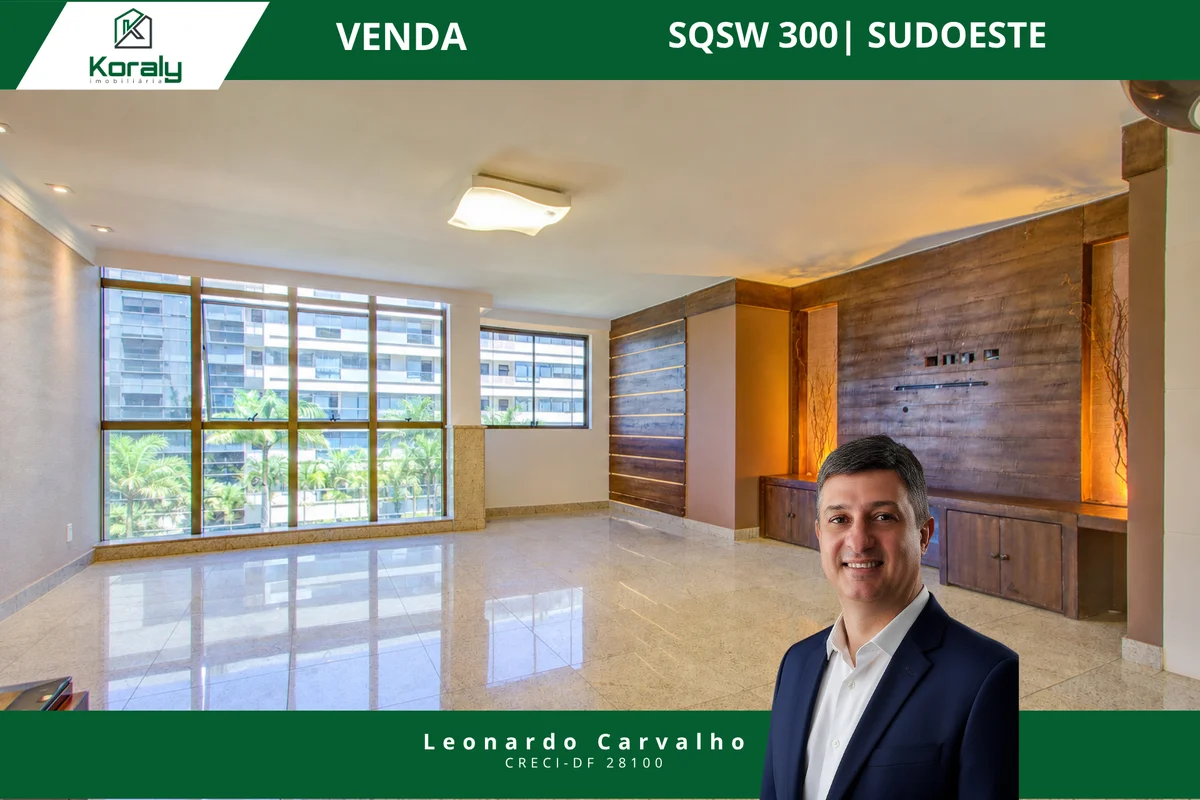 Excelente apartamento no Residencial Helsinki, SQSW 300, Bloco H, em uma das mel...