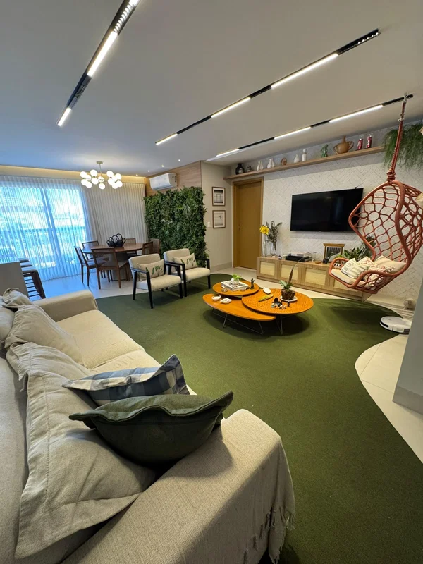 Apartamento mobiliado e decorado, com 130 m², que foi o apartamento decorado da ...