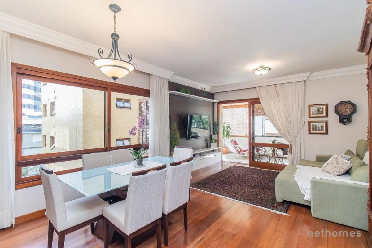 Gestão Dual - Apartamento semimobiliado com 167m² privativos, 3 dormitórios send...