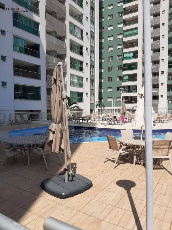 Apartamento com Varanda Gourmet no Via Azáleas | Águas ClarasMore com conforto e...