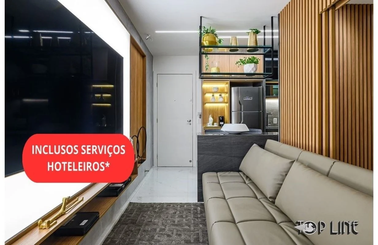Studio com Vista Livre - Enxoval Completo, Internet e Serv. Hotel - Portal Maste...