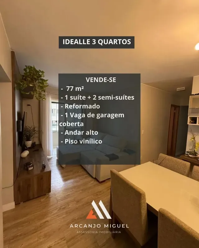 ?? Apartamento à venda no Condomínio Idealle Excelente oportunidade para morar c...