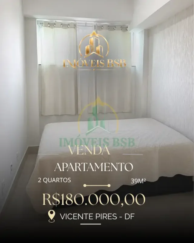 APARTAMENTO À VENDA – RUA 03 | VICENTE PIRES R$ 180.000,00 Excelente oportunidad...