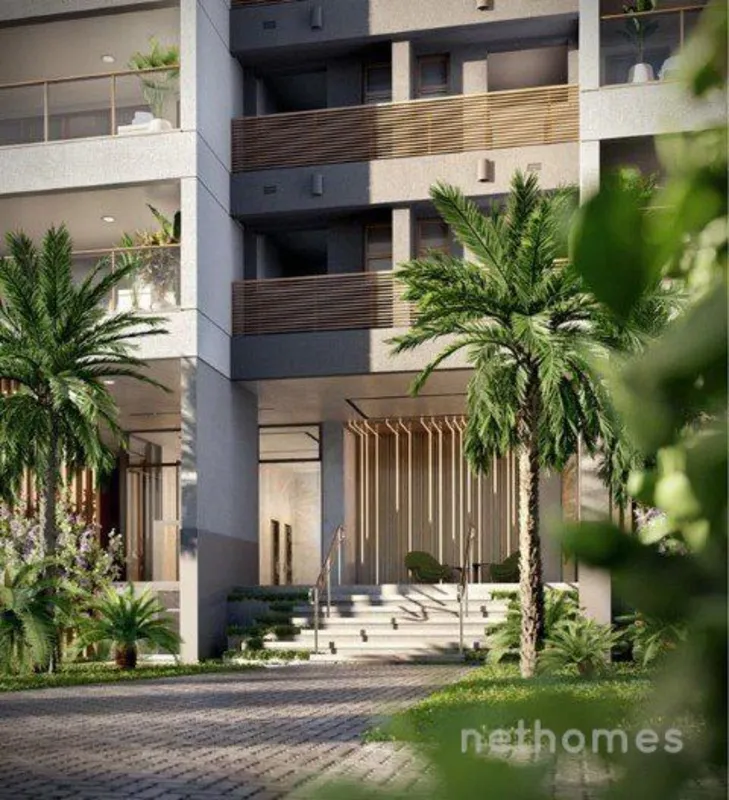 Os apartamentos são compostos por 3 e 4 quartos, todos com suítes, e vaga na gar...