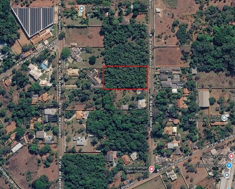 Área de 5.000 m², localizada no Sítios de Recreio Mansões do Campus, em Goiânia/...