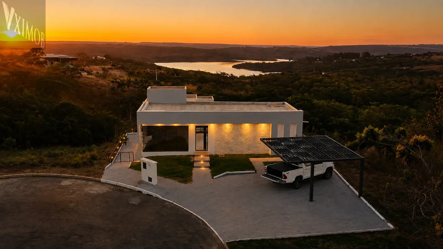 Imagine morar em uma casa confortável e bem localizada no lago CORUMBA IV, em um...