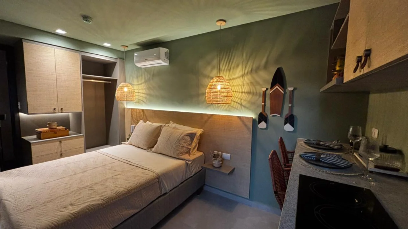 APARTAMENTO REFORMADO E MOBILIADO COM JACUZZI - A 200 METROS DA MELHOR PRAIA DE ...