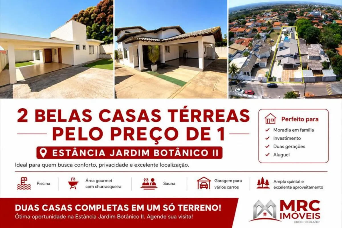 VILLA153903 - Última atualização: 11/09/26 23:31MRC IMÓVEIS VENDE: 2 CASAS + QUI...