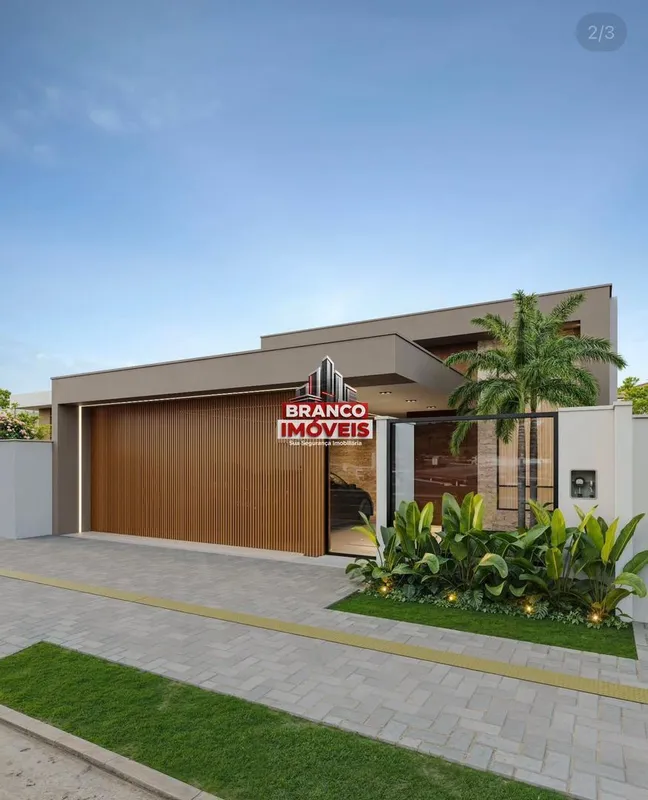 BRANCO IMÓVEIS VENDE - CASA MODERNA COM 3 QUARTOS NO GUARÁ IIDESCRIÇÃO DO IMÓVEL...