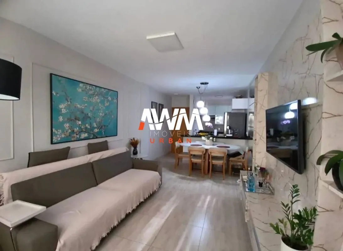 - Apartamento com 74 m2- 3 Quartos, sendo 1 suíte- Sala 2 ambientes- Cozinha ame...