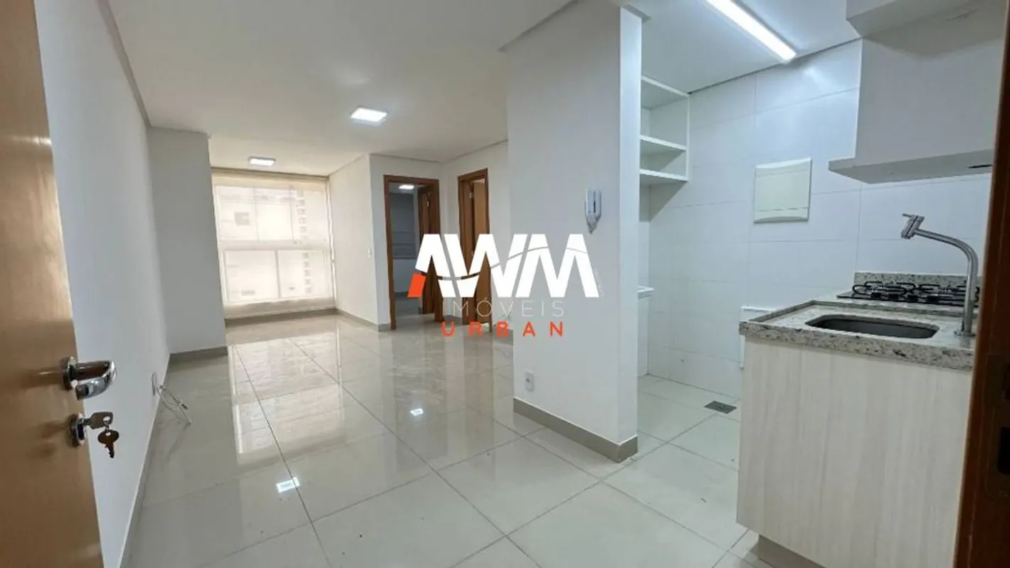 Apartamento com 2 quartos, sendo 1 suíte, completo em armários, ar condicionado ...