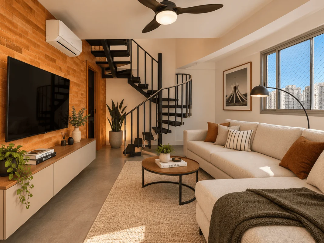 LOFT DUPLEX NO COSMOPOLITAN | 52m² | 1 QUARTO | 2 BANHEIROSUm imóvel diferente d...
