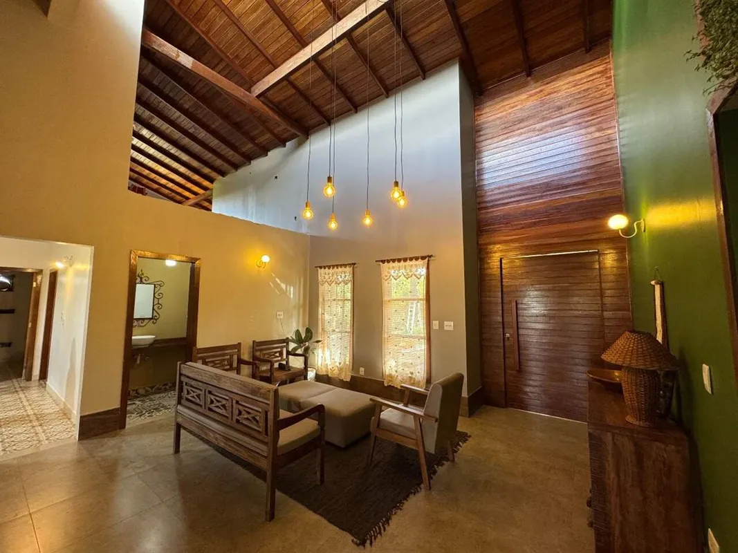 Casa rústica à venda na SMPW quadra 17, conjunto 15, em condomínio com estilo ca...