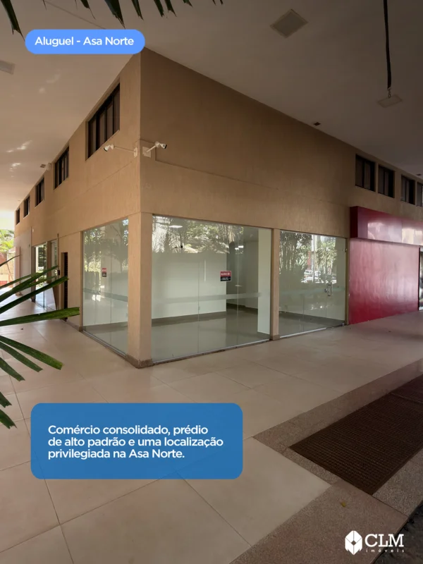 LOJA REFORMADA | 36 m² | ASA NORTEUm endereço que combina sofisticação, praticid...