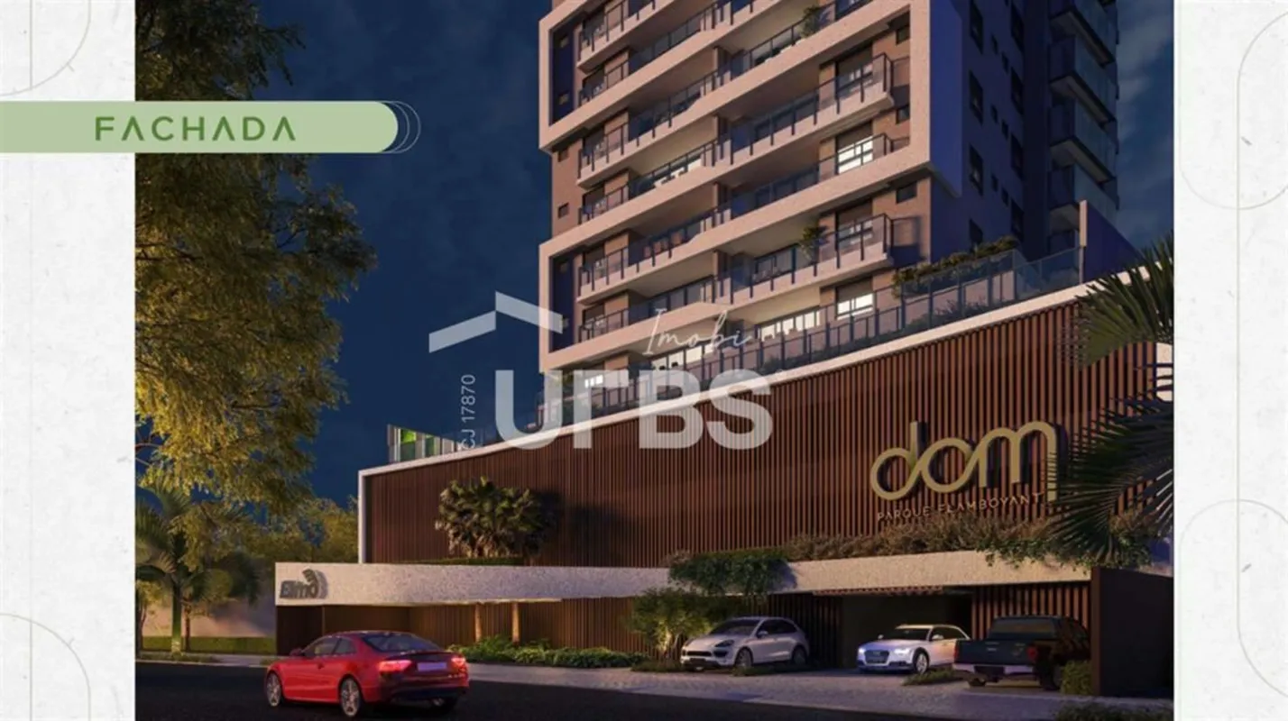 COD U-0030972 - Dom Park FlamboyantApartamento no Dom Park Flamboyant com 97,46 ...