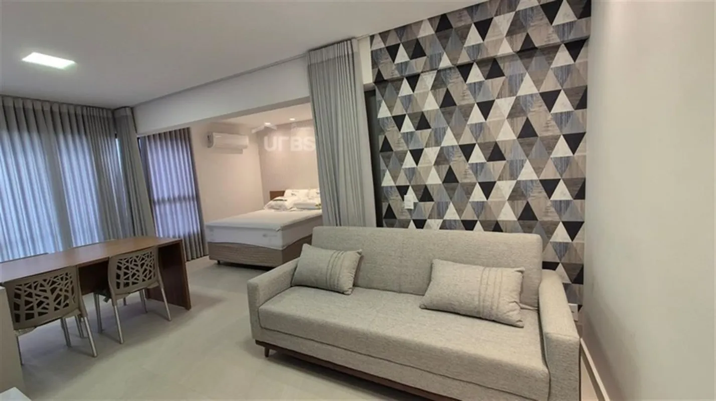 COD U-0027933 - Studio 44,82 m- - Andar alto, mobiliado, pr-ximo ao Parque Vaca ...