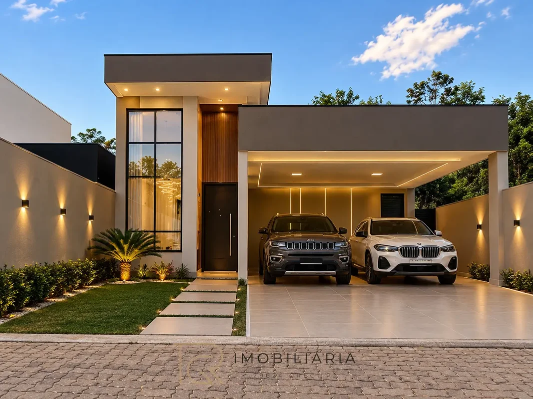 TRG Imobiliária vendeExcelente casa moderna em condomínio fechado — Arniqueiras,...