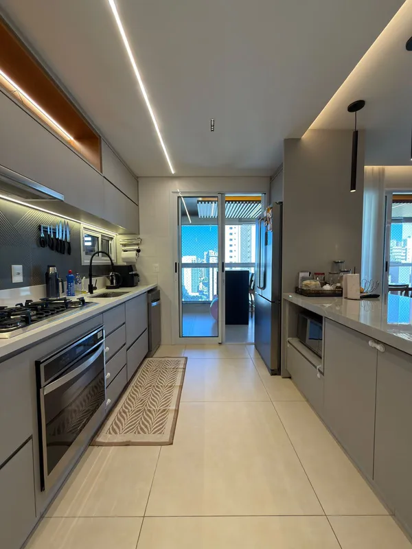 114,8 m23 suítesIntegração entre sala de tv/estar/cozinhaLavaboÁrea gourmet com ...