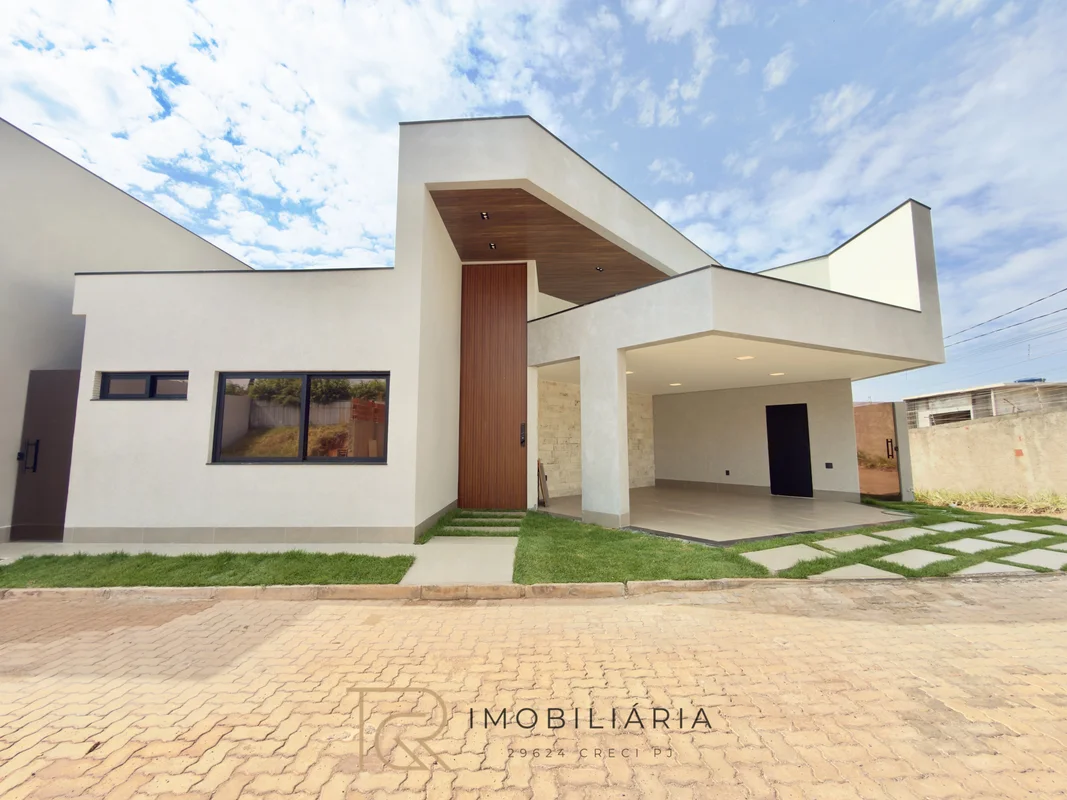 TRG Imobiliária VENDE !Casa moderna em condomínio fechado.Arniqueiras, Conjunto ...
