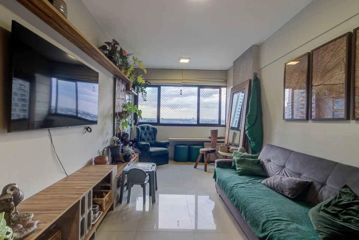 Apartamento de 80 m² | Nascente | Vista Livre | 3 Quartos | 1 Suíte**Característ...