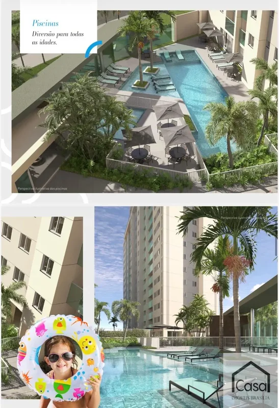 CASA IMÓVEIS VENDE EXCELENTE APARTAMENTO!!ÁGIO RES. UP RESORT RESIDENCIALVALORES...