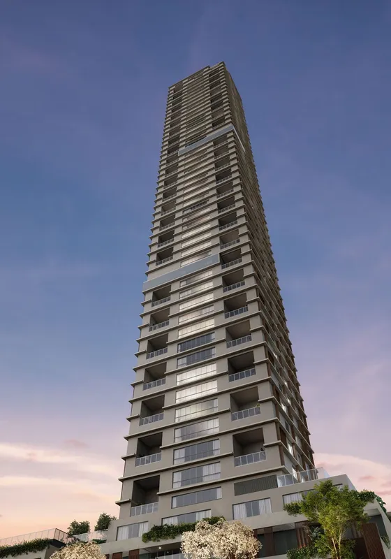 Torre 3 do City Park, com paisagismo Alex Hanazaki e arquitetura Fernanda Marque...