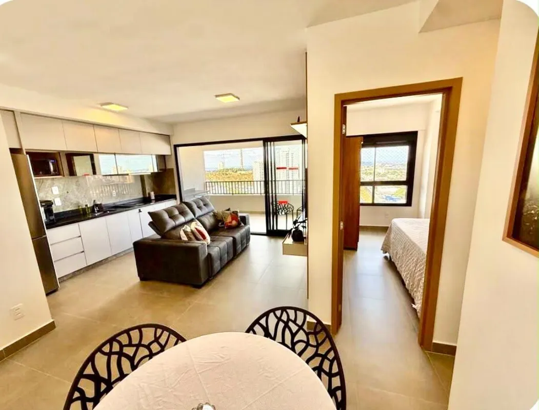 2 Suítes, Mobiliado. Apartamento novo. 01 vaga de garagem O condomínio oferece l...