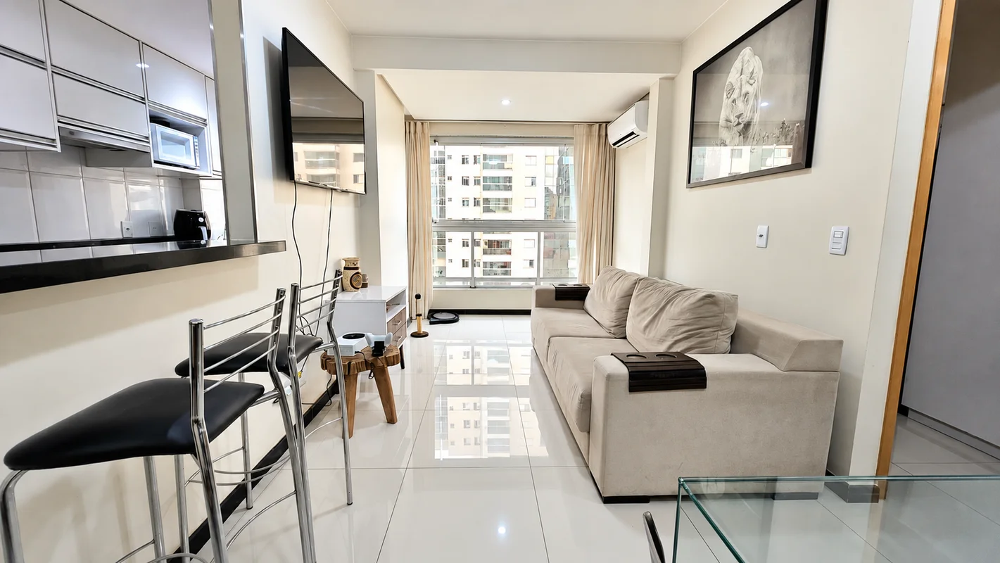 Á Venda - Modern Life em Águas Claras!Excelente apartamento de 41m², reformado e...