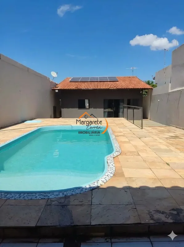 Imobiliária Margarete Corrêa vende Casa no Setor de Mansões Sobradinho 2 com Laz...