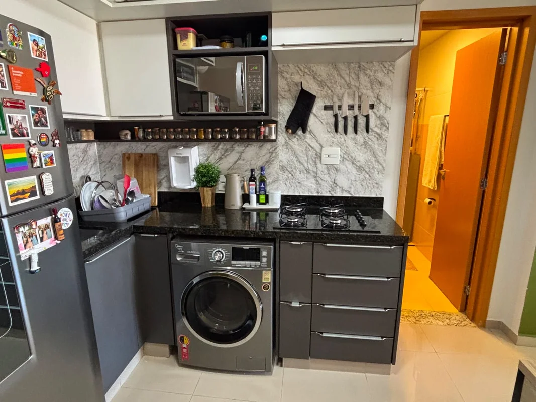 Apartamento de 1 Quarto com Elevador, Garagem e Lazer — Lúcio Costa/GuaráExcelen...