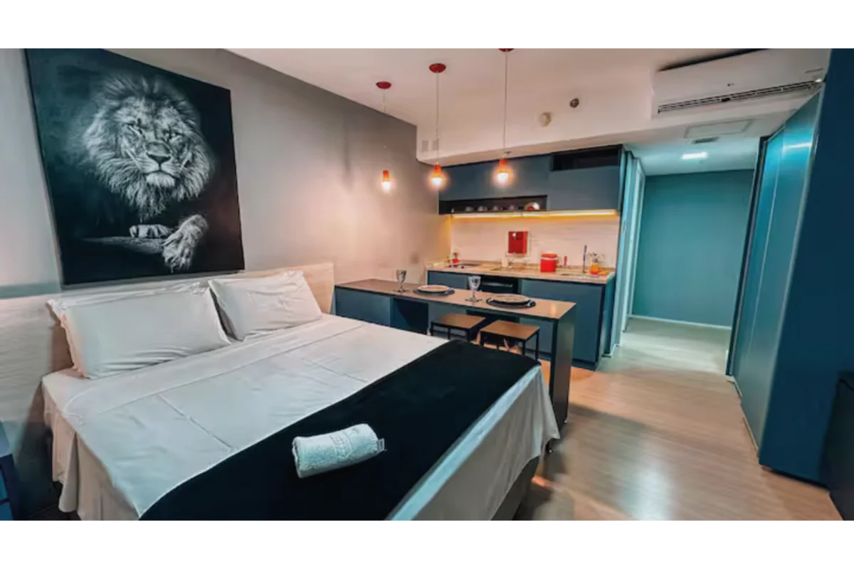 Studio Premium no Blend Marista: 28m², Andar Alto e 100% Mobiliado e DecoradoApr...