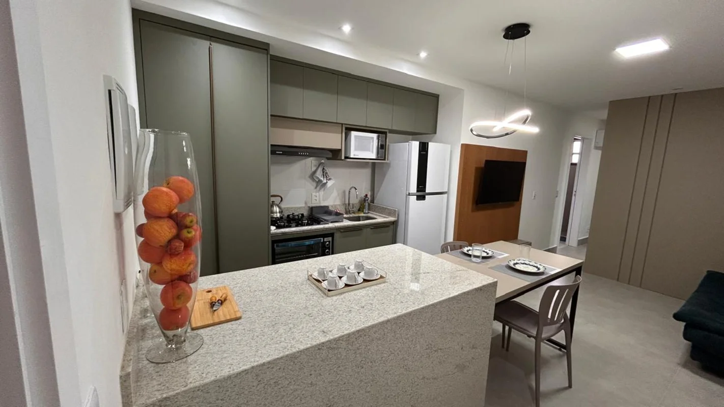 Linda apartamento MOBILIADO de 1 Quarto para locação no Noroeste. Union 511 ao l...