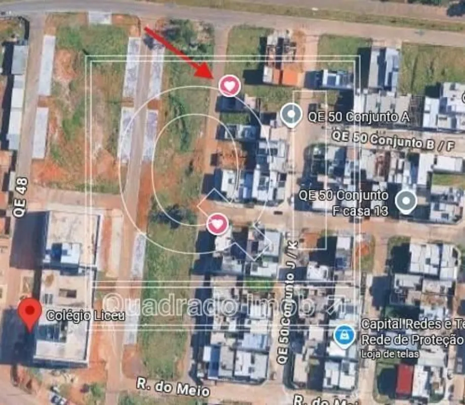 Lote a Venda na melhor localização da QE 50 Guará II / Escriturado. Frente ao Co...