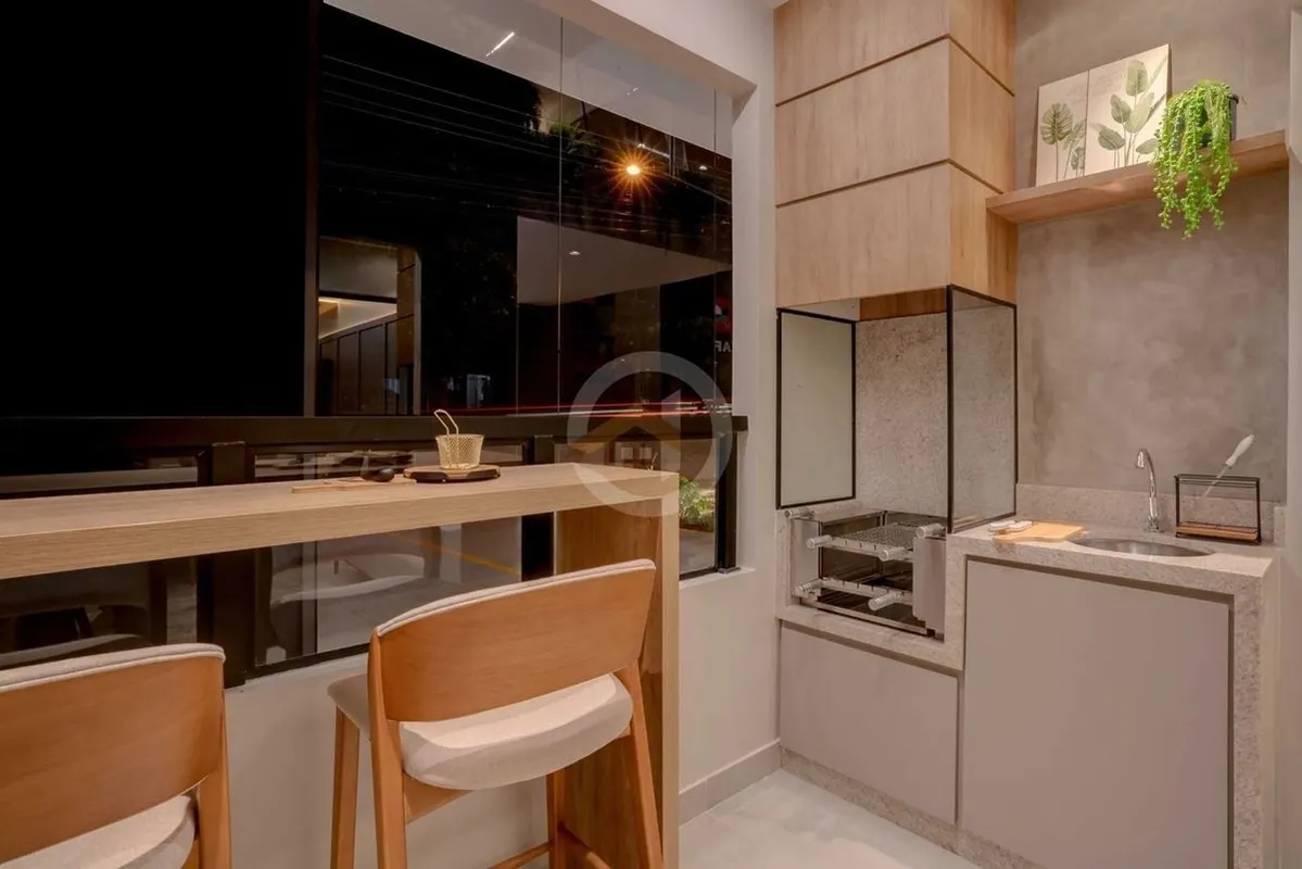 Apartamento 2 Quartos com suite e varanda gourmet com churrasqueira a carvãoViva...