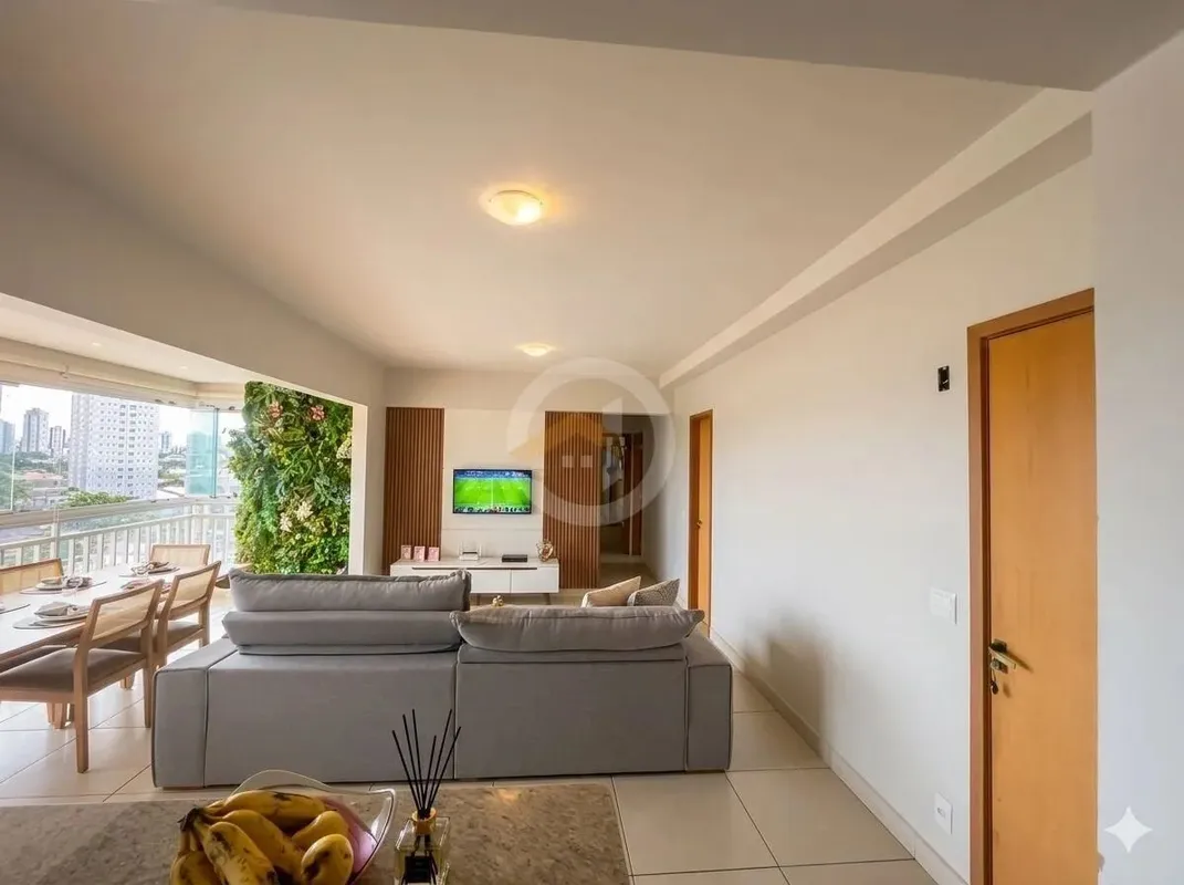 Apartamento de alto padrão com 3 quartos sendo 3 suítes, varanda integrada com c...
