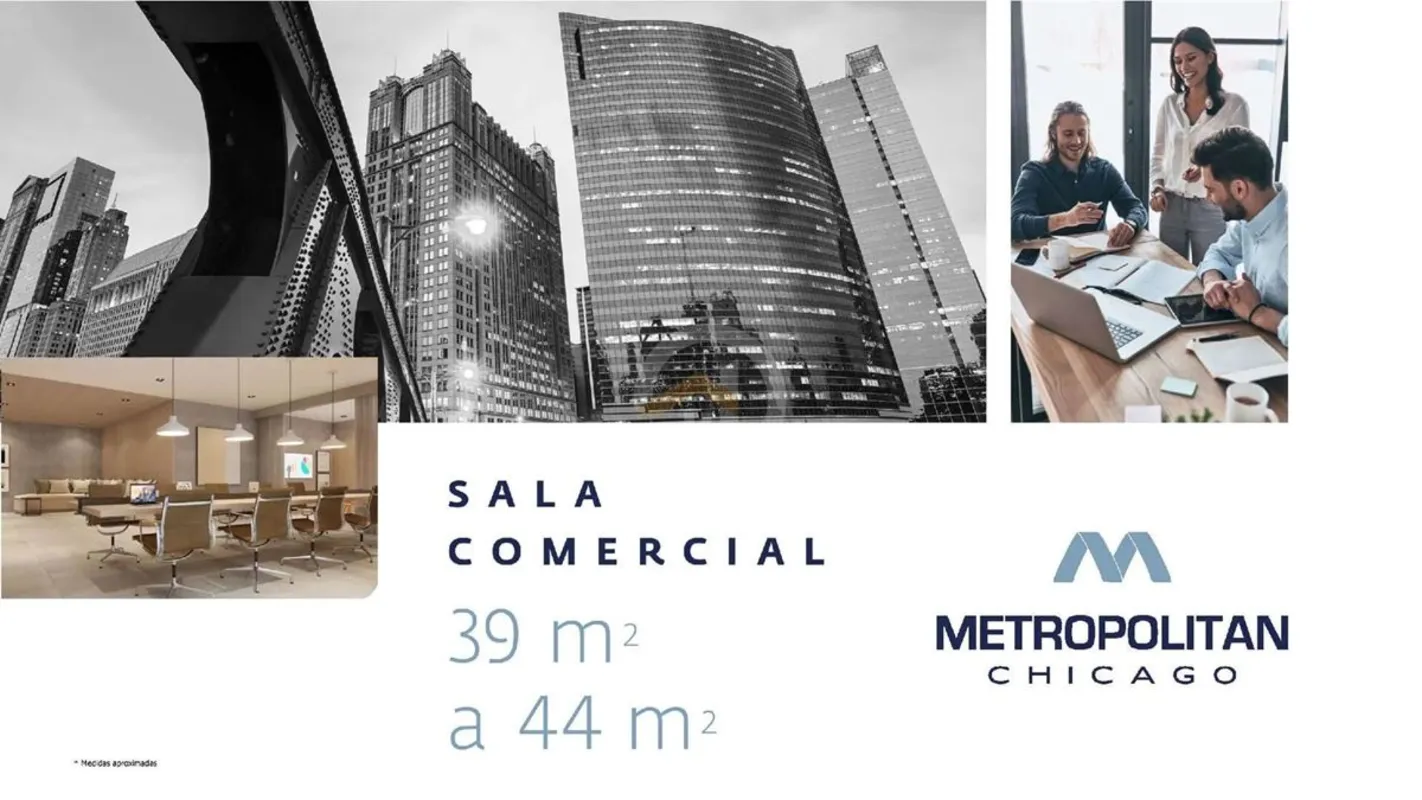 ? Diferenciais da salaÁrea privativa de 39 m²Projeto moderno e versátilLocalizad...