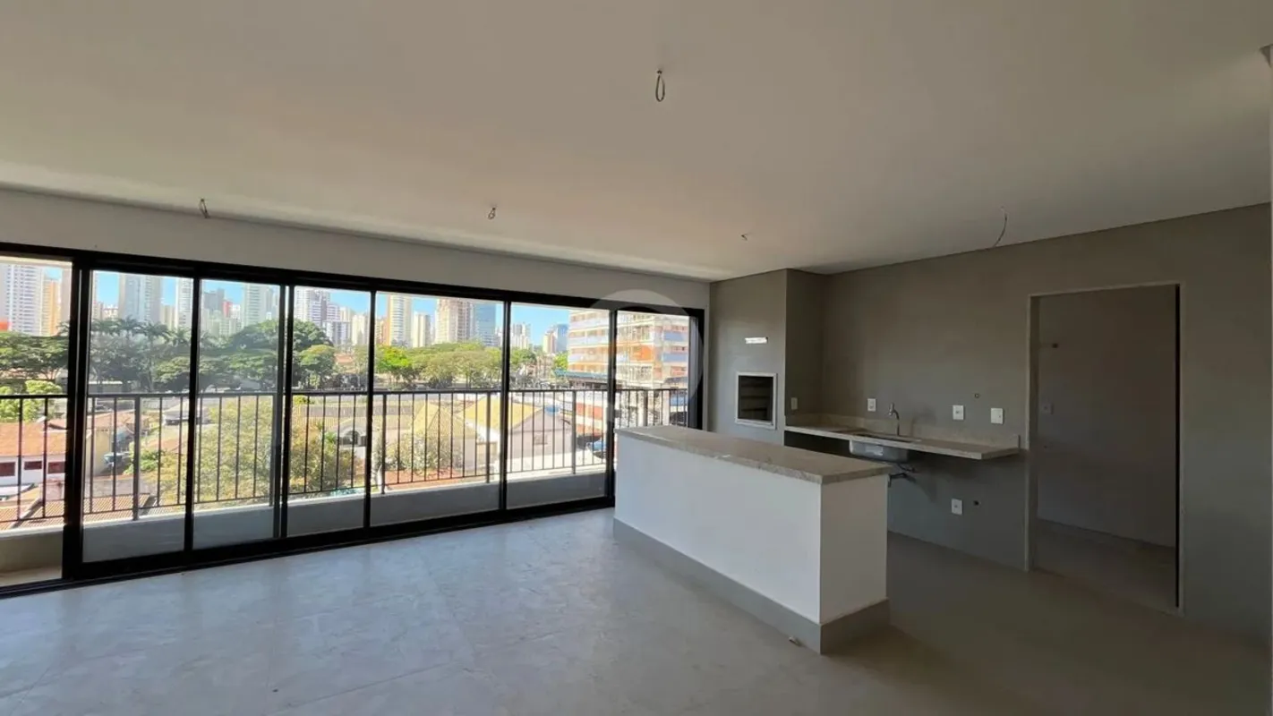Apartamento com 3 quartos suítes, 134M², living integrado à varanda e cozinha, c...