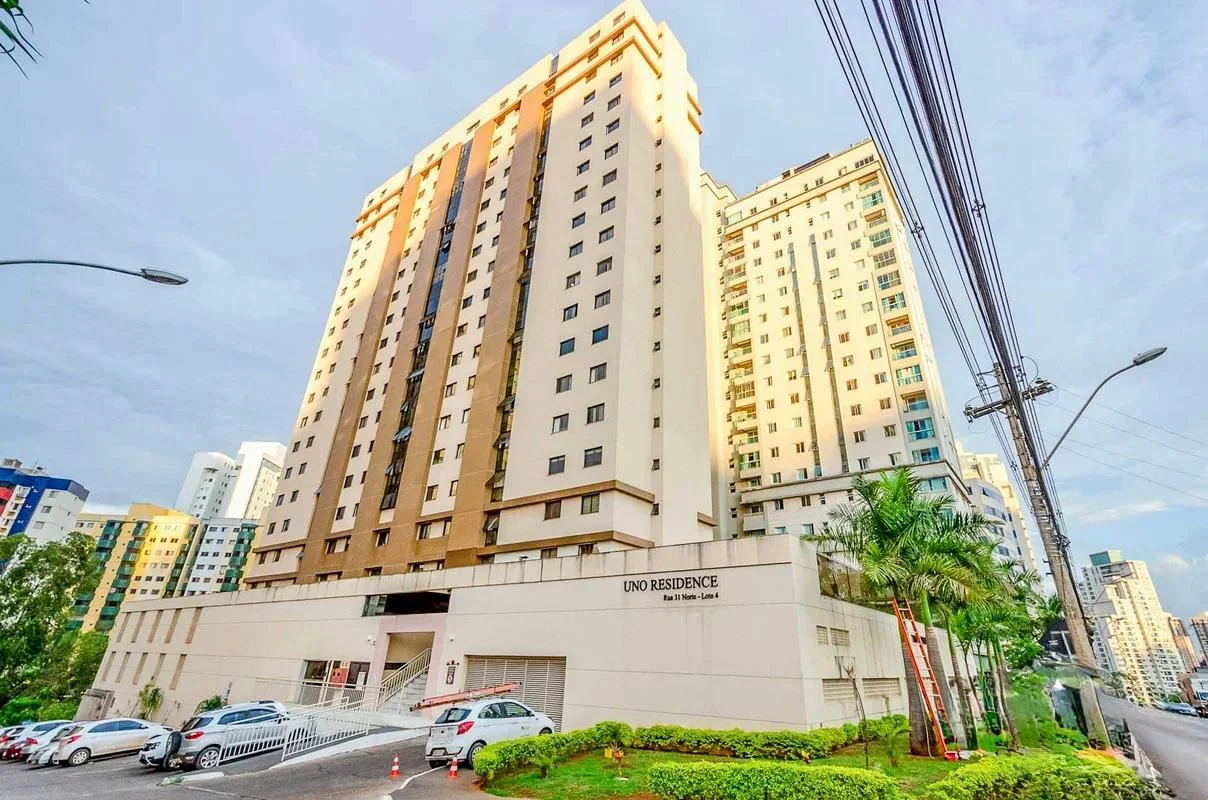 Lindo Apartamento de 1 Quarto no Uno Residence – Águas Claras | Nascente, Vaga d...