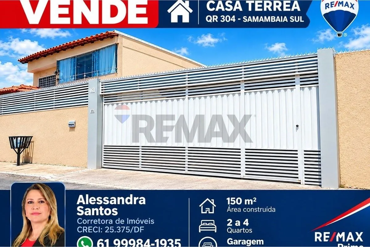 Apresentamos uma excepcional oportunidade para adquirir uma bela casa em Samamba...