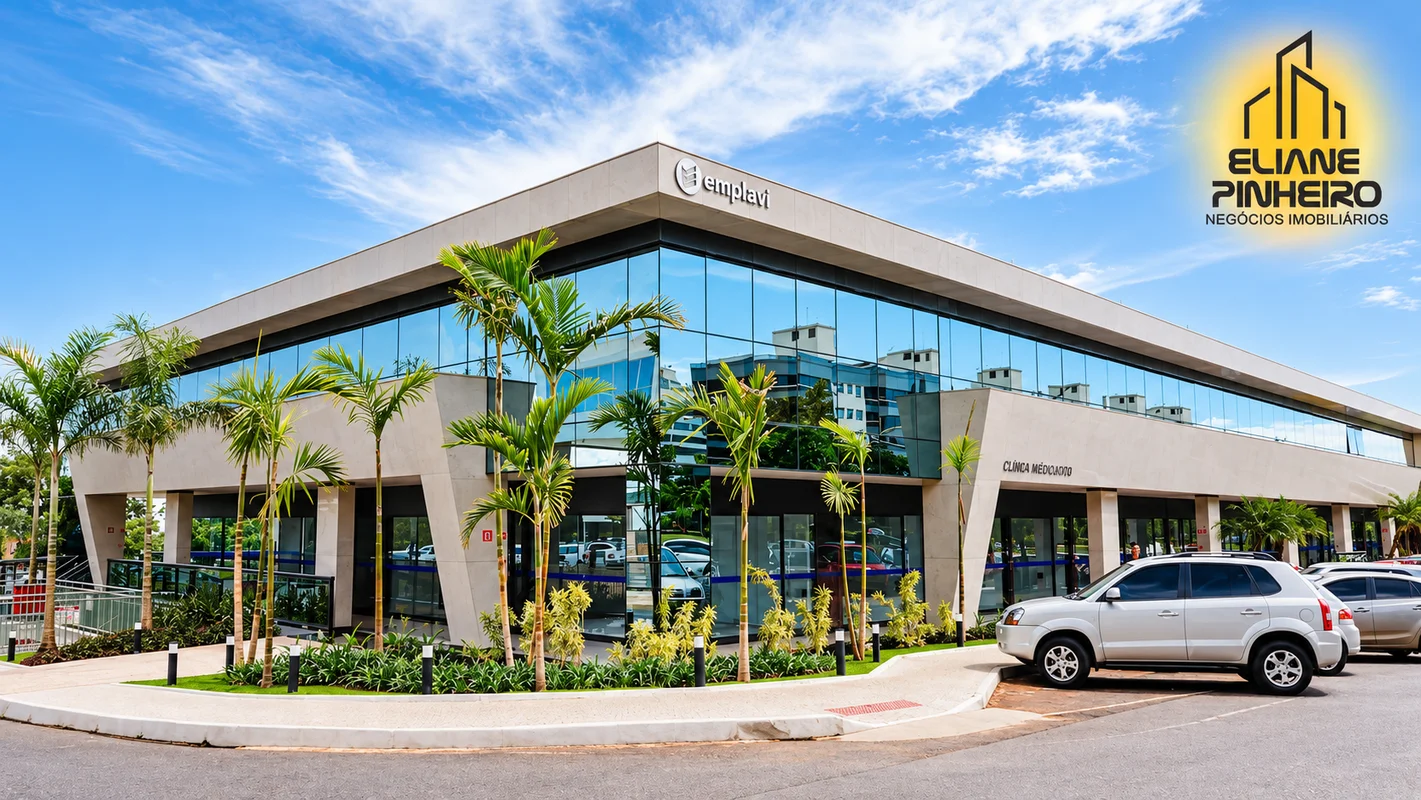 VENDO Sala comercial padrão na CLSW 105 Bloco B, Edifício Platinum, no Sudoeste ...