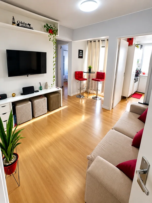 APARTAMENTO 2 QUARTOS | QS 7 – AREAL | CONDOMÍNIO SAFIRA | 42m²Excelente oportun...