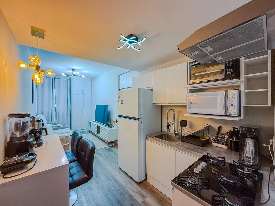 Excelente oportunidade para adquirir um apartamento de um quarto mobiliado e fun...