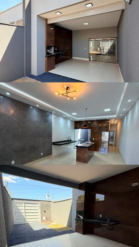 Casa com acabamento de alto padrão no Setor Barcelos, em Trindade, situada na Ru...