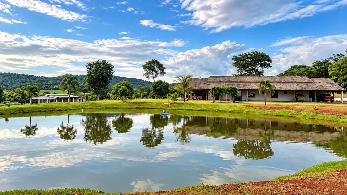 CHÁCARA DE ALTO PADRÃO À VENDA EM TRINDADE/GO – 48.000 M²R$ 1.350.000 | Porteira...