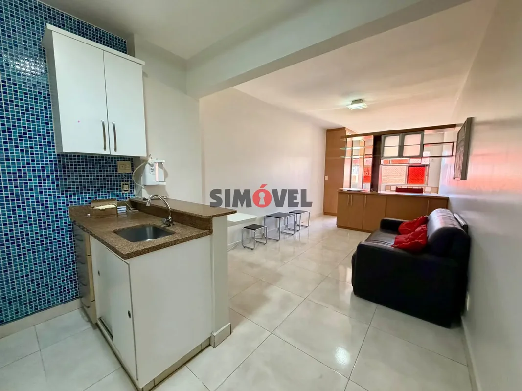 32m², 1 quarto, mobiliado, garagem, Edifício Monte Parnasso - R$: 440.000 - Fina...