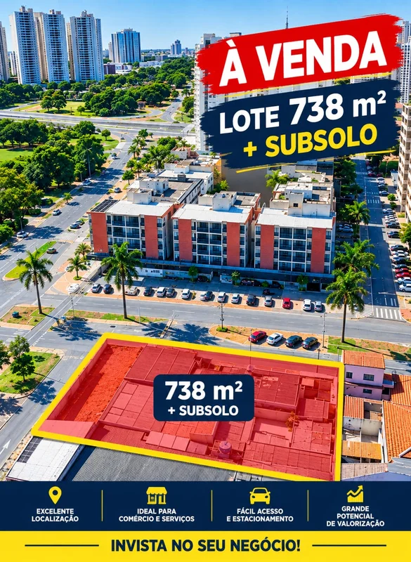 LOTE ESQUINA / COMERCIAL E RESIDENCIAL / 738 m² + SUBSOLO.Excelente oportunidade...